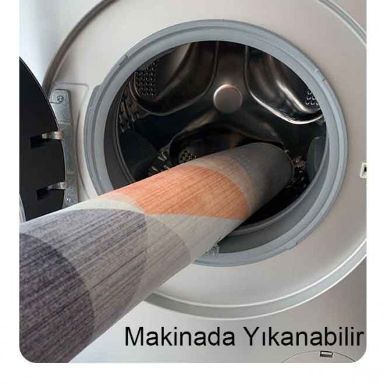 Yıkanabilir Kaymaz Dot Taban Halı Gilfiz Modeli