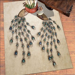 Peacock Halı Örtüsü